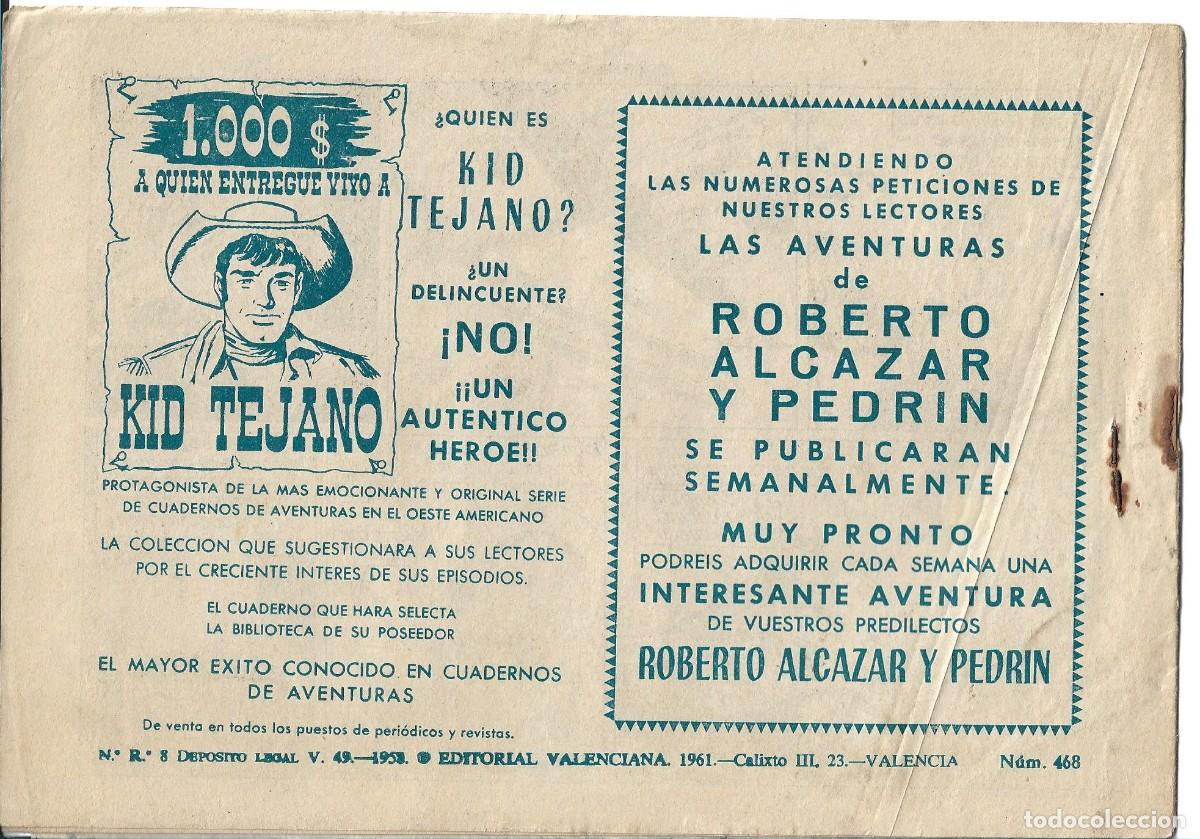 Tebeos: ROBERTO ALCAZAR ORIGINAL - NUM 468 - Foto 2