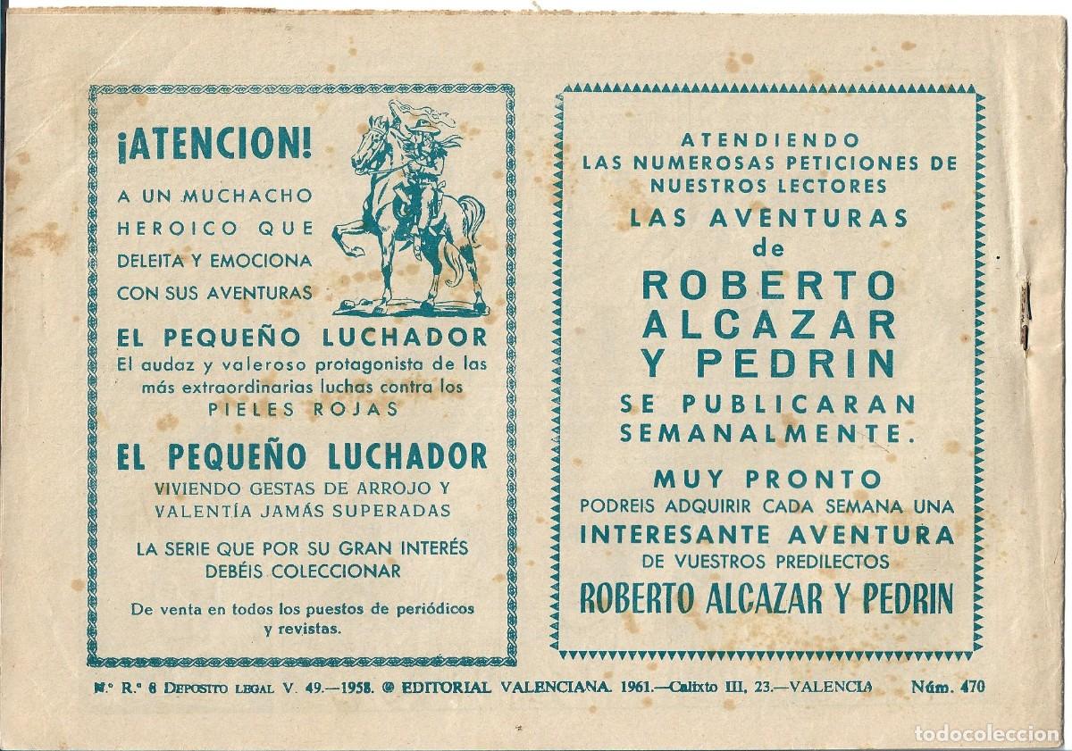 Tebeos: ROBERTO ALCAZAR ORIGINAL - NUM 470 - Foto 2