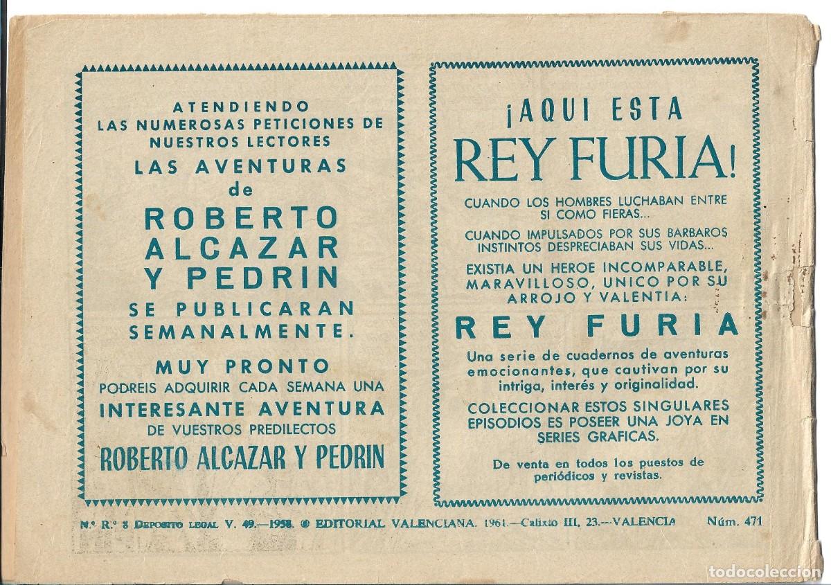 Tebeos: ROBERTO ALCAZAR ORIGINAL - NUM 471 - Foto 2