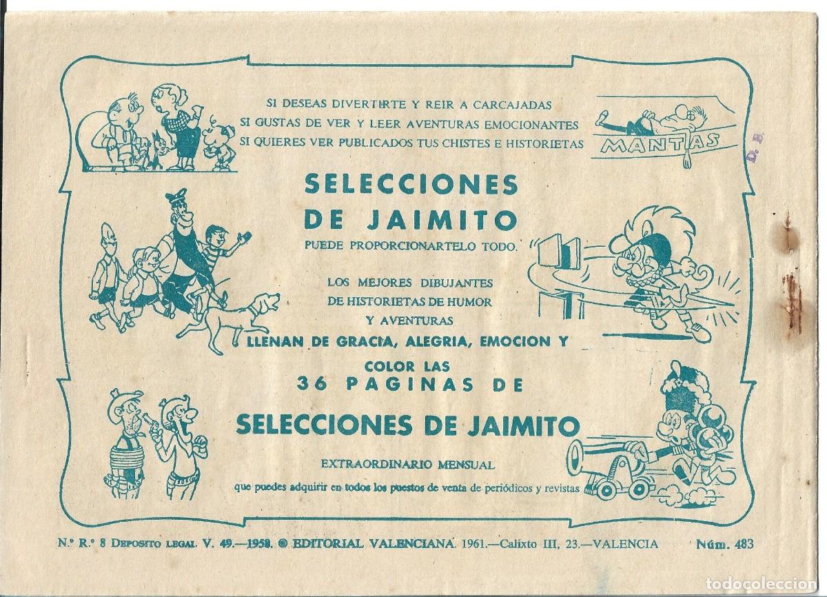 Tebeos: ROBERTO ALCAZAR ORIGINAL - NUM 483 - Foto 2
