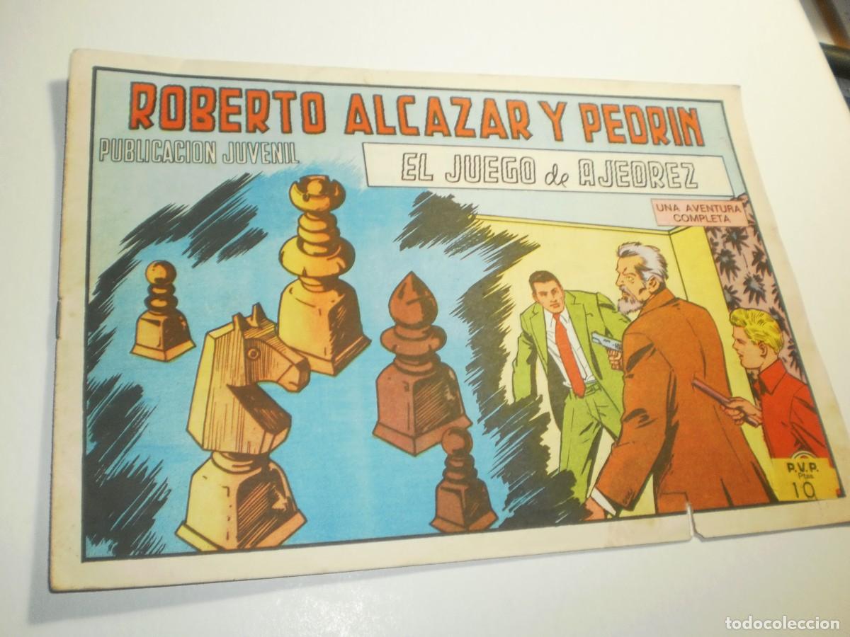 BDs: roberto alc&aacute;zar y pedr&iacute;n n&ordm; 1187. el juego de ajedrez. valenciana 1975 (buen estado)