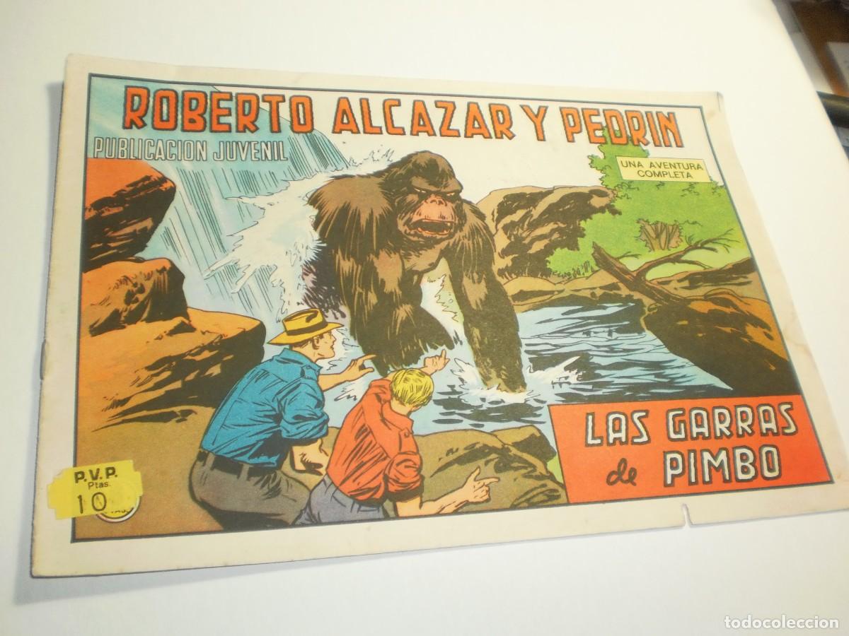 Tebeos: roberto alc&aacute;zar y pedr&iacute;n n&ordm; 1180. las garras de pimbo. valenciana 1975 (buen estado)