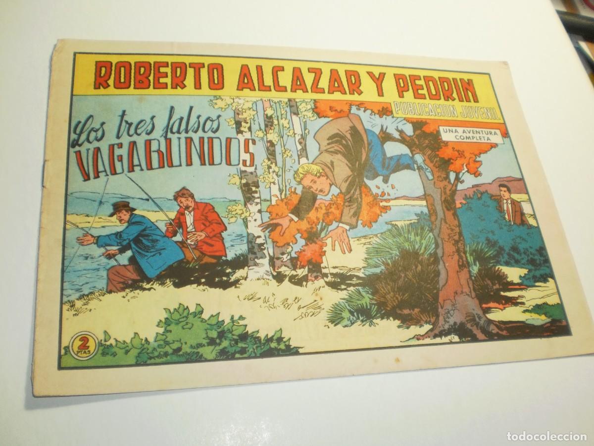 Tebeos: roberto alc&aacute;zar y pedr&iacute;n n&ordm; 859. los tres falsos vagabundos. valenciana 1969 (seminuevo)