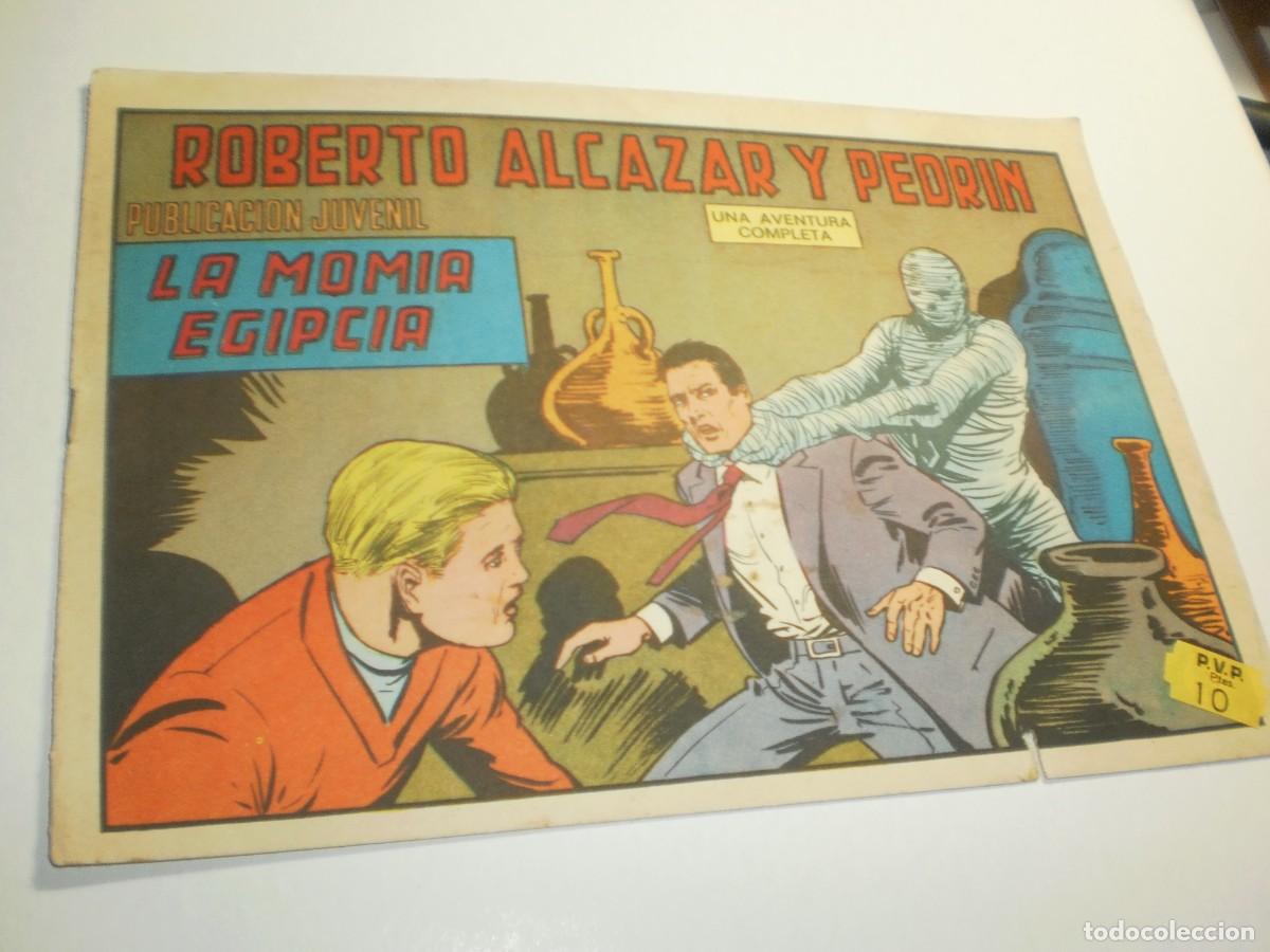Tebeos: roberto alc&aacute;zar y pedr&iacute;n n&ordm; 1195. la momia egipcia. valenciana 1975 (seminuevo, leer)