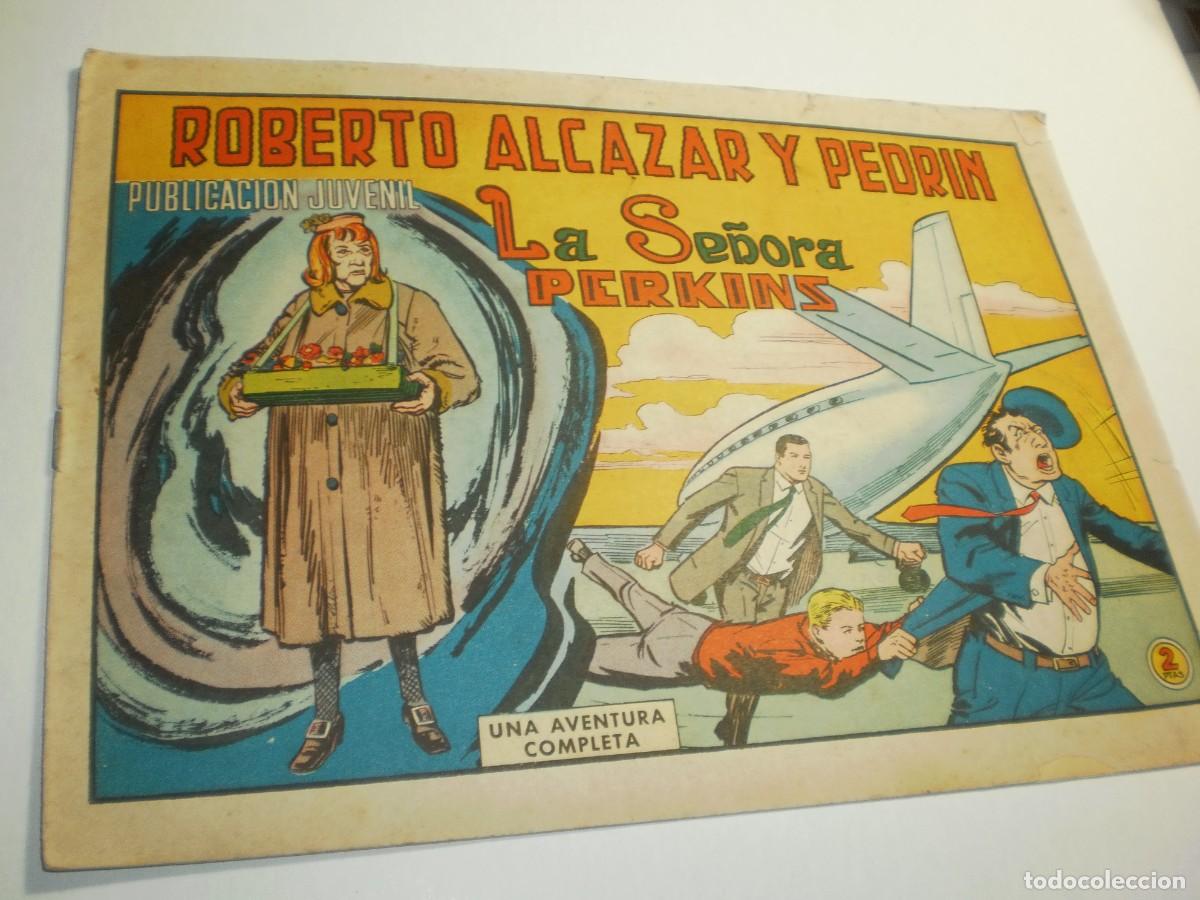 Tebeos: roberto alc&aacute;zar y pedr&iacute;n n&ordm; 912. la se&ntilde;ora perkins. valenciana 1970 (buen estado, leer)