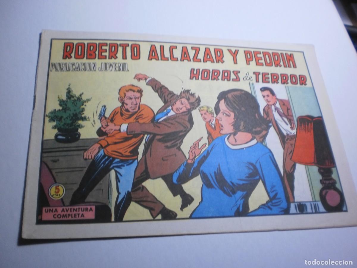 Giornalini: roberto alc&aacute;zar y pedr&iacute;n n&ordm; 1131. horas de terror. valenciana 1974 (seminuevo)