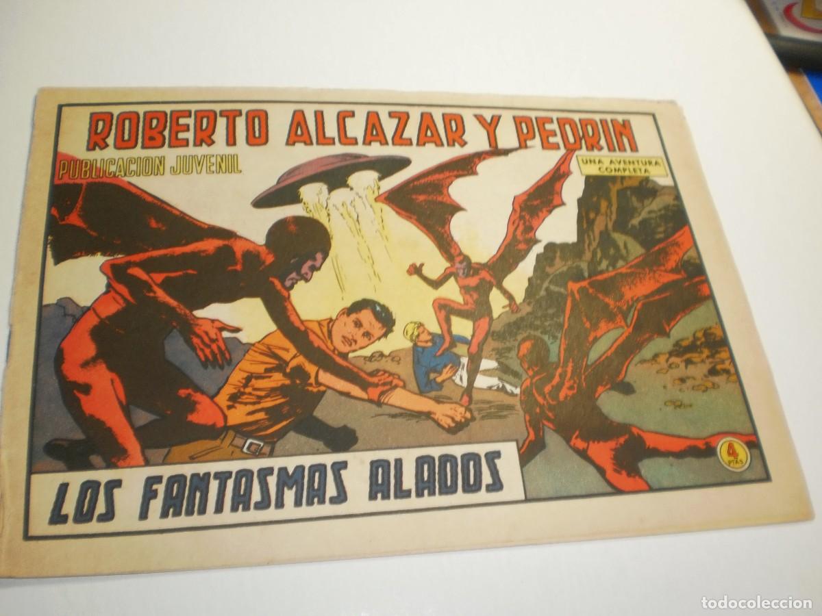 Giornalini: roberto alc&aacute;zar y pedr&iacute;n n&ordm; 1099. los fantasmas alados. valenciana 1973 (buen estado, leer)