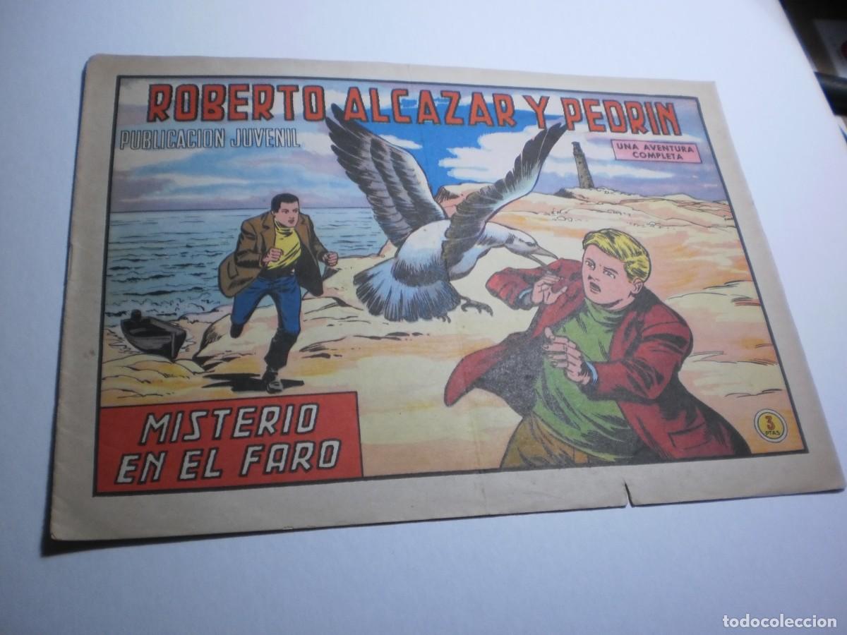 Giornalini: roberto alc&aacute;zar y pedr&iacute;n n&ordm; 1035. misterio en el faro. valenciana 1972 (seminuevo, leer)
