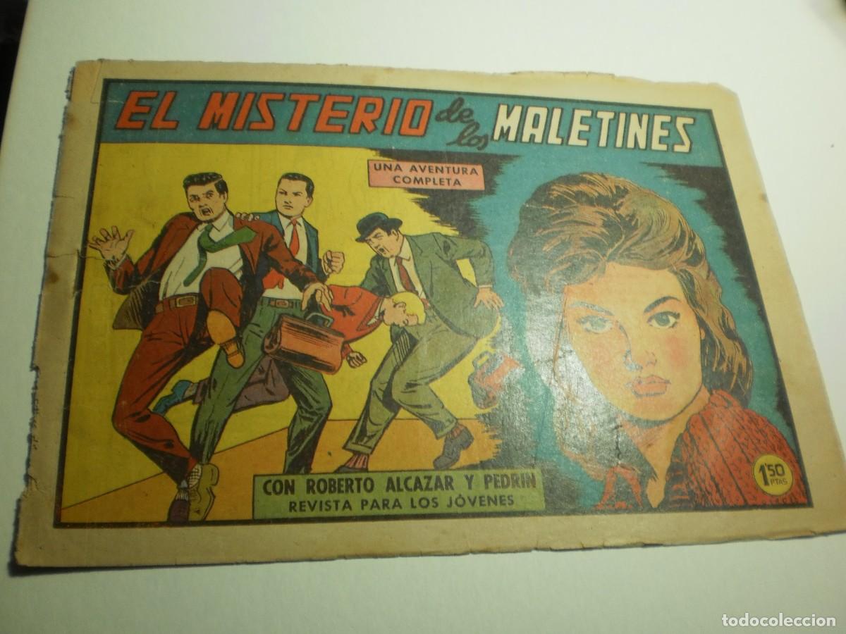 BDs: roberto alc&aacute;zar y pedr&iacute;n n&ordm; 495. el misterio de los maletines. valenciana 1962 (estado normal, leer)