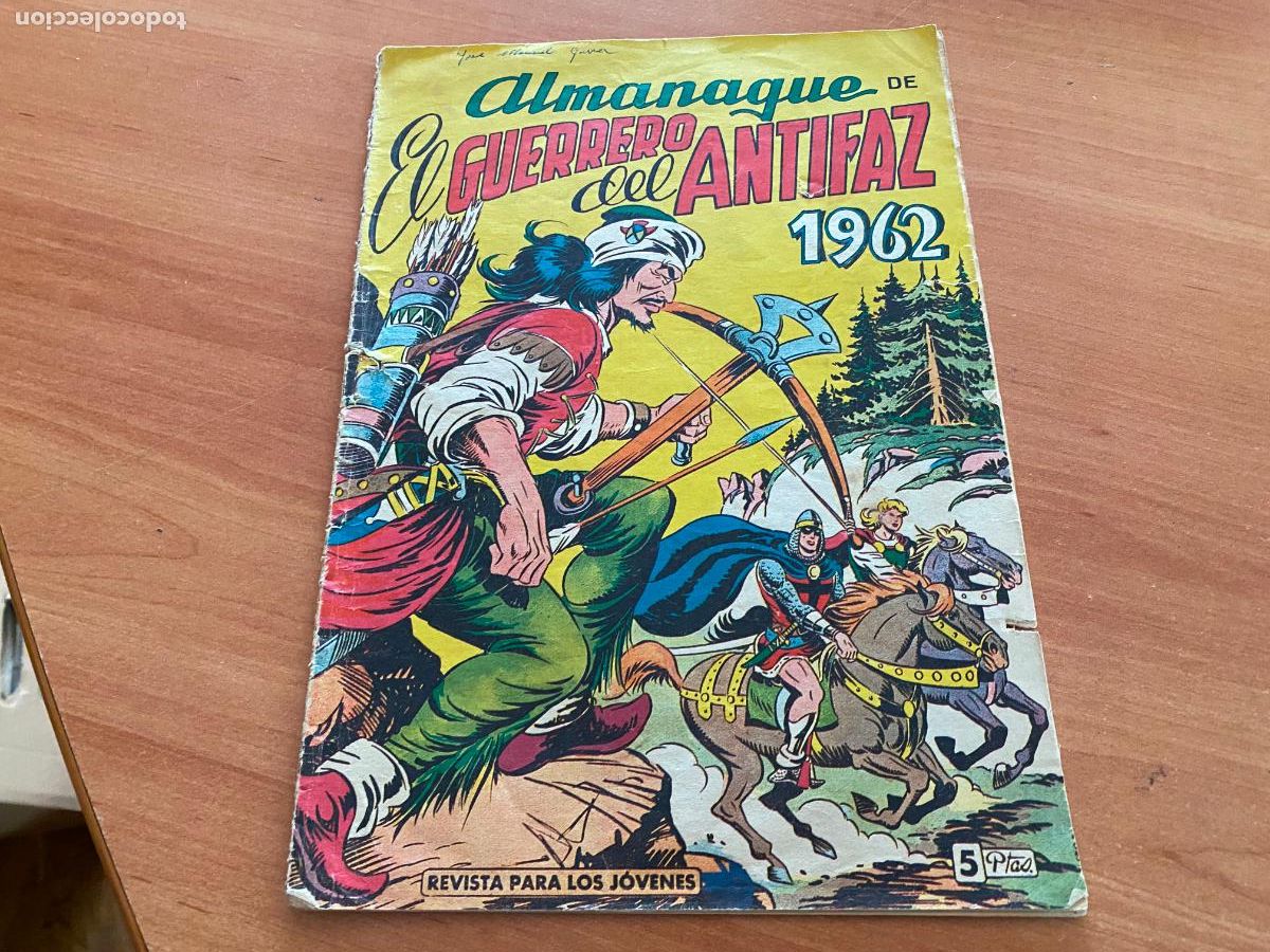 Livros de Banda Desenhada: EL GUERRERO DEL ANTIFAZ ALMANAQUE PARA 1962 (ORIGINAL VALENCIANA) (COIM26)