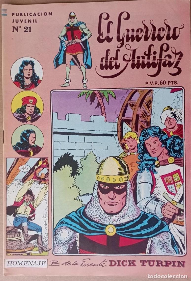 Giornalini: EL GUERRERO DEL ANTIFAZ-SERIE IN&Eacute;DITA-VALENCIANA- N&ordm; 21 -RAM&Oacute;N DE LA FUENTE-1984-ESCASO-LEA-0281