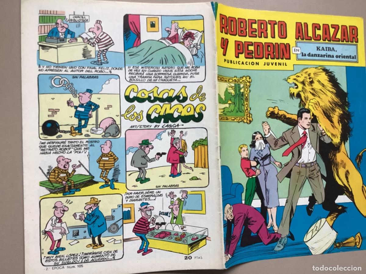 Tebeos: ROBERTO ALCAZAR Y PEDRIN N&Uacute;MERO 105 - Foto 3