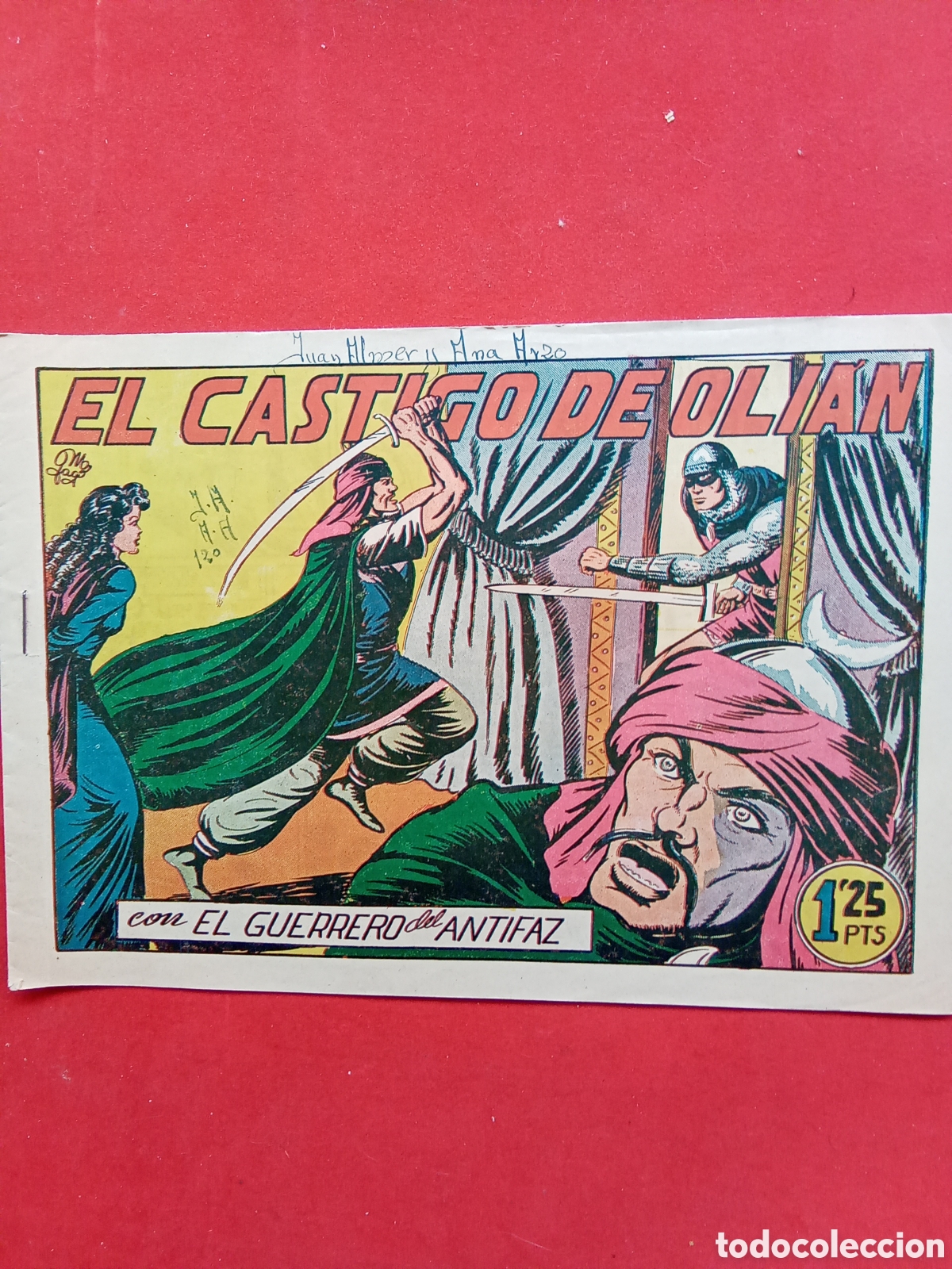 Giornalini: GUERRERO DEL ANTIFAZ. N&deg; 120 ORIGINAL. VALENCIANA