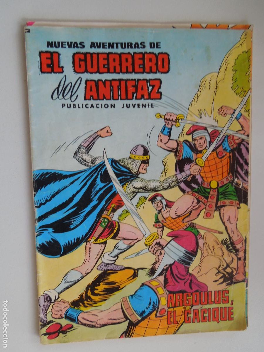 Tebeos: EL GUERRERO DEL ANTIFAZ . ARGOLUS EL CACIQUE N&ordm; 46- VALENCIANA 1979