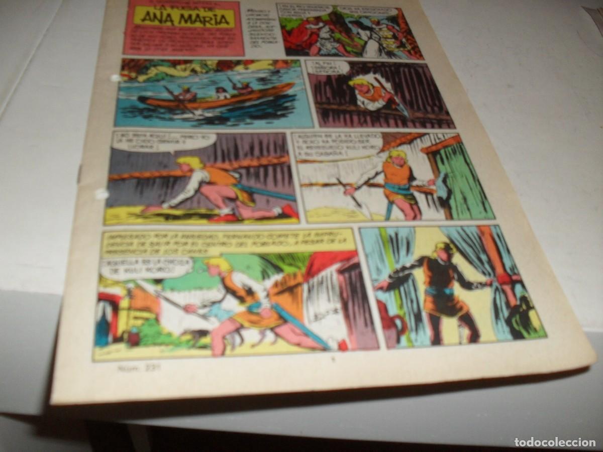 Tebeos: (SIN LAS CUBIERTAS)EL GUERRERO DEL ANTIFAZ 231 LA FUGA DE ANA MARIA,(DE 343),VALENCIANA,1972