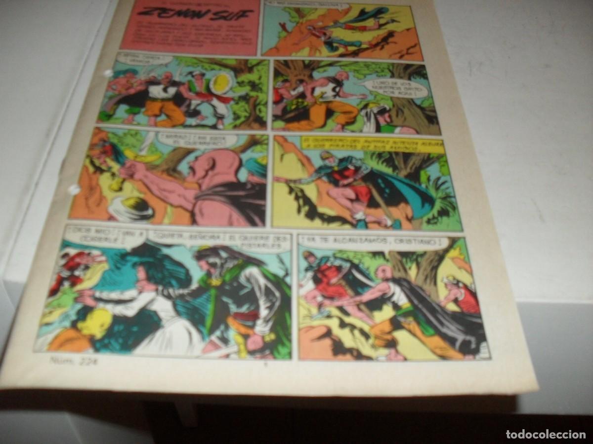 Tebeos: (SIN LAS CUBIERTAS)EL GUERRERO DEL ANTIFAZ 224 ZENON SUF,(DE 343),VALENCIANA,1972