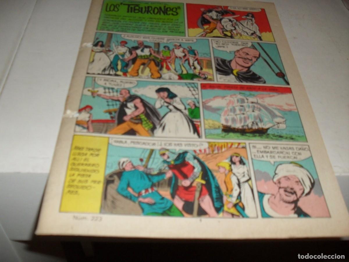 Tebeos: (SIN LAS CUBIERTAS)EL GUERRERO DEL ANTIFAZ 223 LOS TIBURONES,(DE 343),VALENCIANA,1972