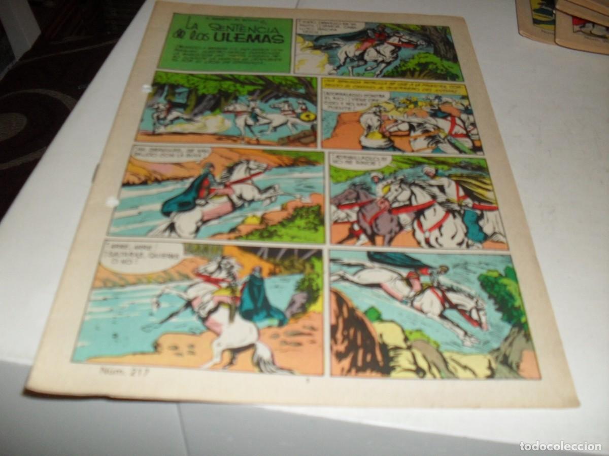 Tebeos: (SIN LAS CUBIERTAS)EL GUERRERO DEL ANTIFAZ 217 LA SENTENCIA DE LOS ULEMAS,(DE 343),VALENCIANA,1972