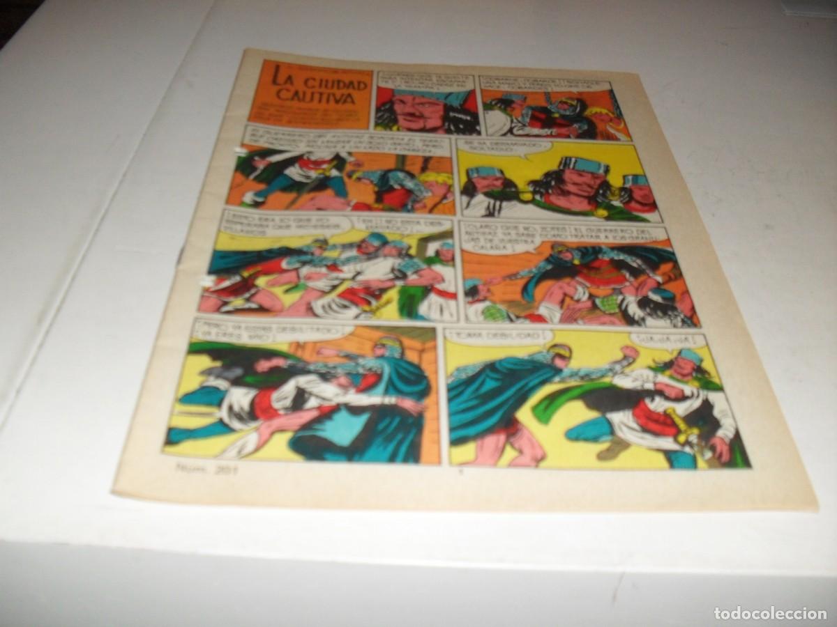 Giornalini: (SIN LAS CUBIERTAS)EL GUERRERO DEL ANTIFAZ 201 LA CIUDAD CAUTIVA,(DE 343),VALENCIANA,1972