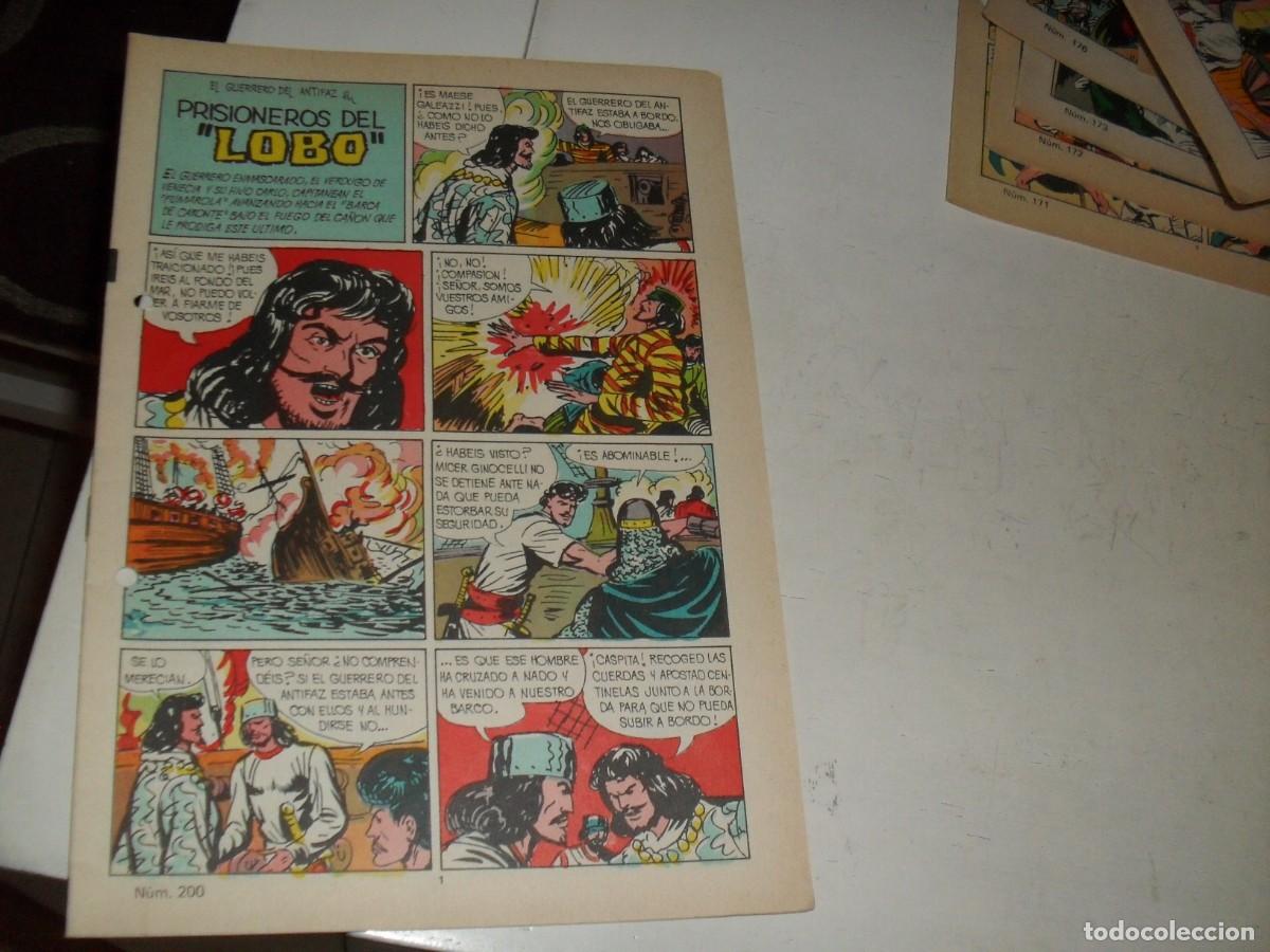 Giornalini: (SIN LAS CUBIERTAS)EL GUERRERO DEL ANTIFAZ 200 PRISIONEROS DEL LOBO,(DE 343),VALENCIANA,1972