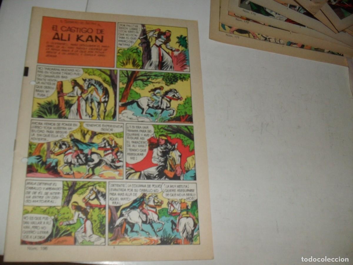 Giornalini: (SIN LAS CUBIERTAS)EL GUERRERO DEL ANTIFAZ 196 EL CASTIGO DE ALI KAN,(DE 343),VALENCIANA,1972