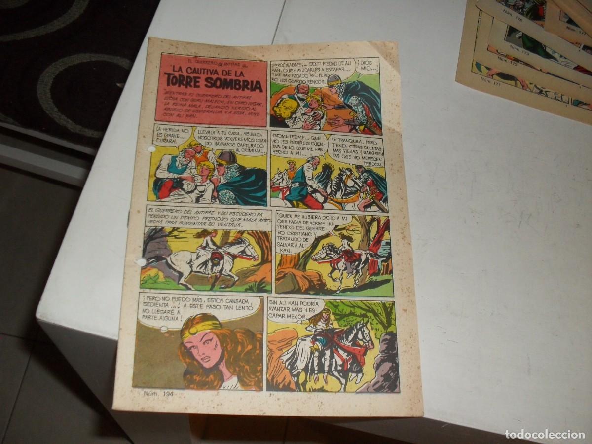 Giornalini: (SIN LAS CUBIERTAS)EL GUERRERO DEL ANTIFAZ 194 LA CAUTIVA DE TORRE SOMBRIA,(DE 343),VALENCIANA,1972
