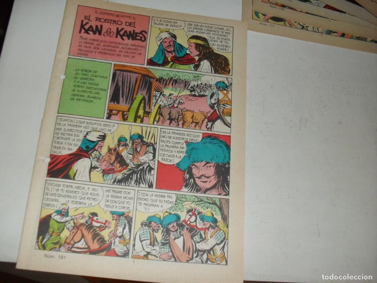 Giornalini: (SIN LAS CUBIERTAS)EL GUERRERO DEL ANTIFAZ 191 EL ROSTRO DEL KAN DE KANES,(DE 343),VALENCIANA,1972