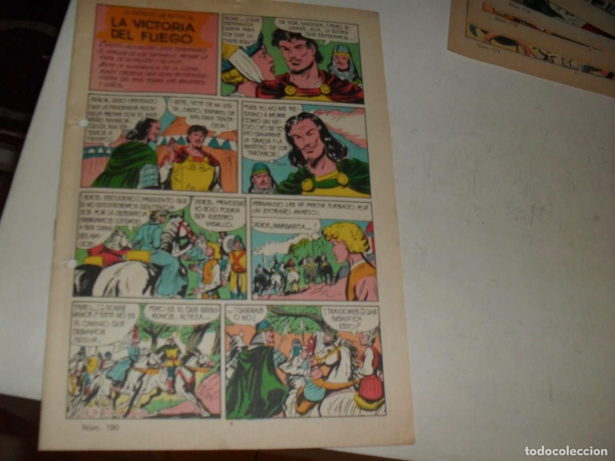 Giornalini: (SIN LAS CUBIERTAS)EL GUERRERO DEL ANTIFAZ 190 LA VICTORIA DEL FUEGO,(DE 343),VALENCIANA,1972