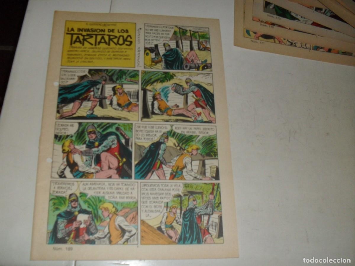 Giornalini: (SIN LAS CUBIERTAS)EL GUERRERO DEL ANTIFAZ 189 LA INVASION DE LOS TARTAROS,(DE 343),VALENCIANA,1972