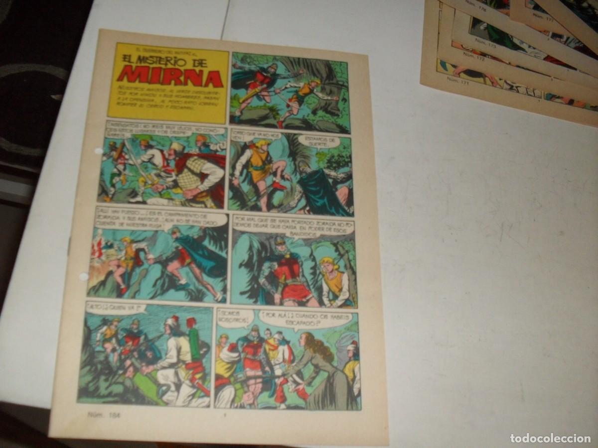 Giornalini: (SIN LAS CUBIERTAS)EL GUERRERO DEL ANTIFAZ 184 EL MISTERIO DE MIRNA,(DE 343),VALENCIANA,1972