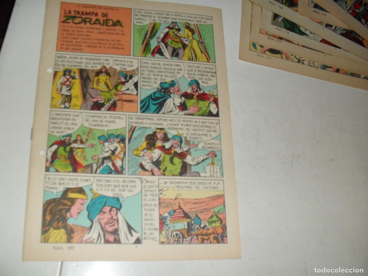 Giornalini: (SIN LAS CUBIERTAS)EL GUERRERO DEL ANTIFAZ 182 LA TRAMPA DE ZORAIDA,(DE 343),VALENCIANA,1972