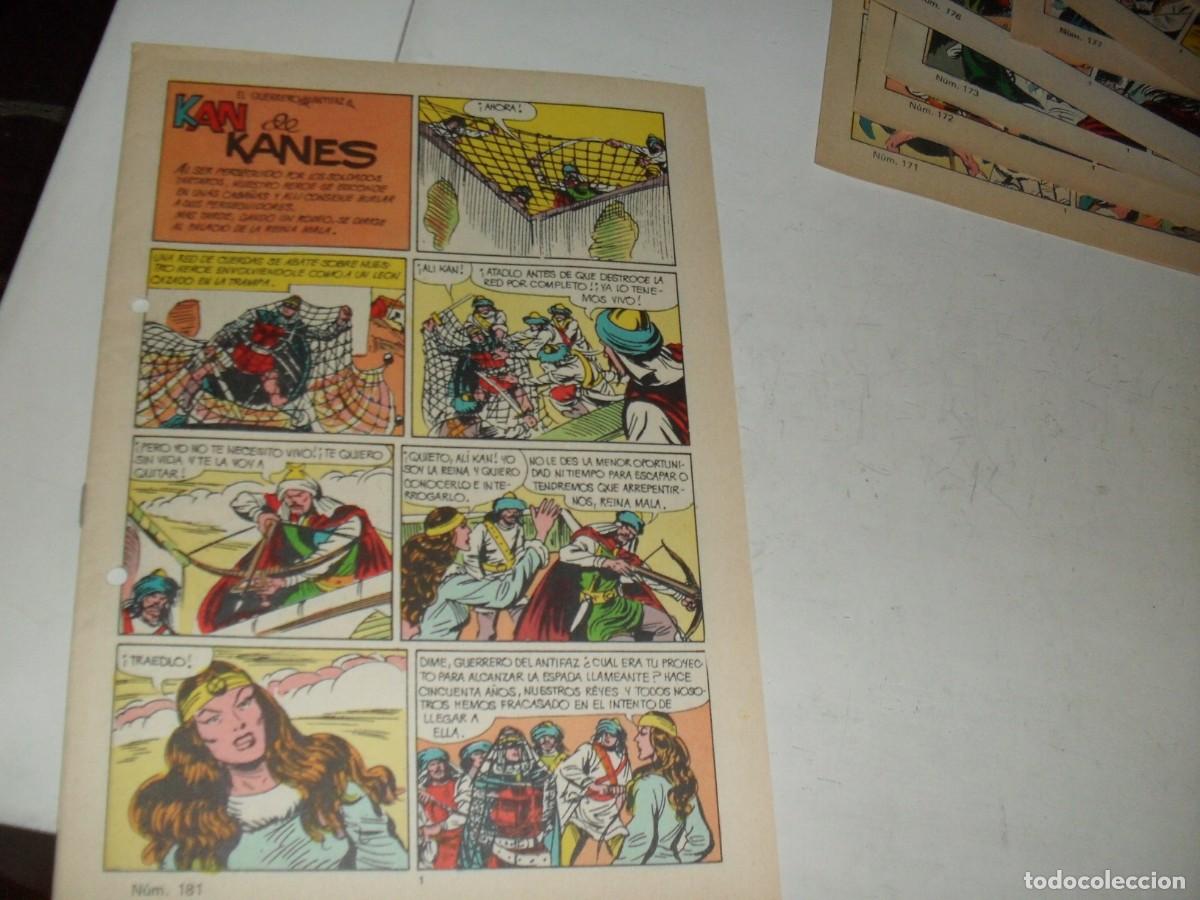 Tebeos: (SIN LAS CUBIERTAS)EL GUERRERO DEL ANTIFAZ 181 KAN DE KANES,(DE 343),VALENCIANA,1972