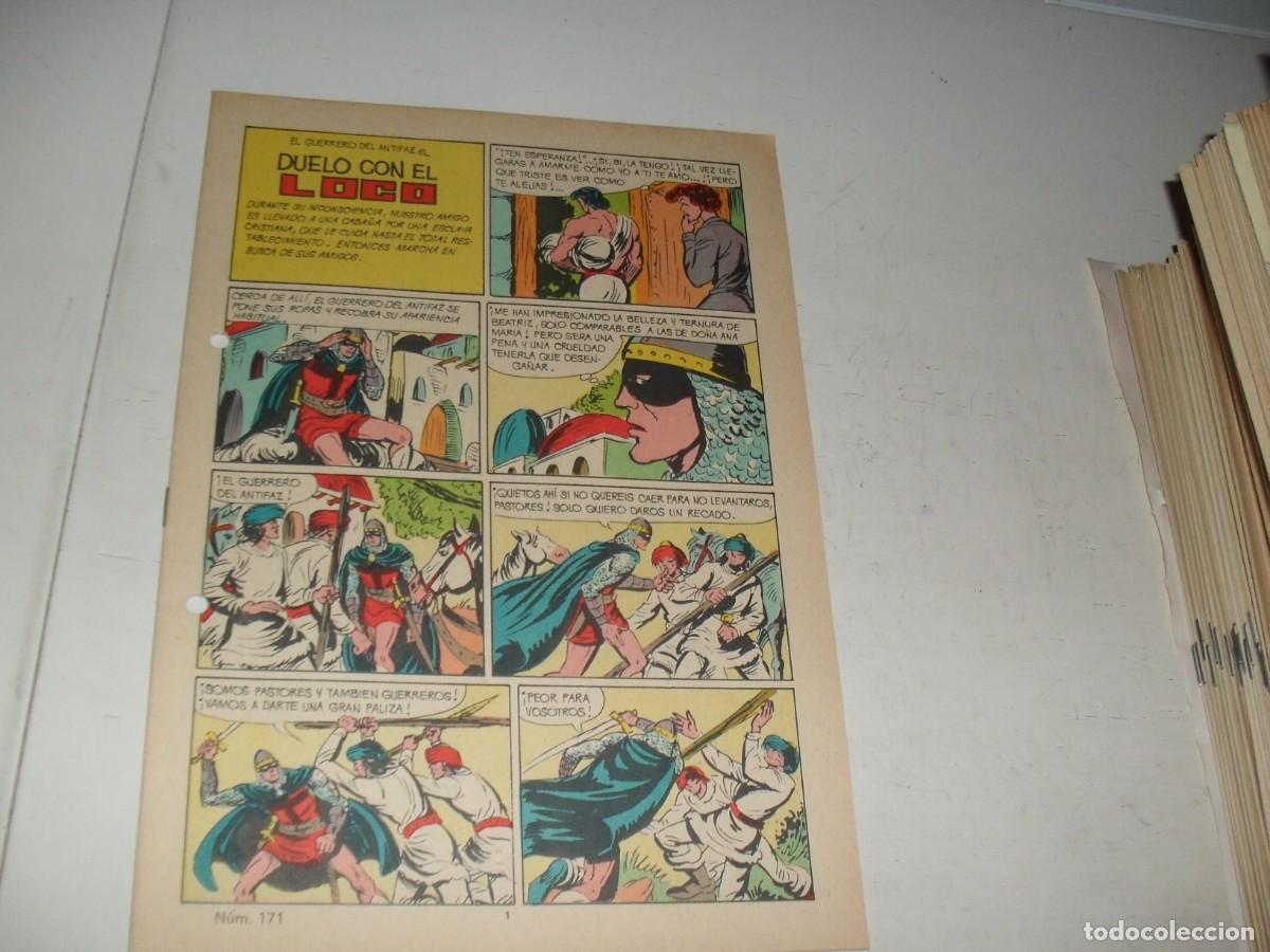 Tebeos: (SIN LAS CUBIERTAS)EL GUERRERO DEL ANTIFAZ 171 DUELO CON EL LOCO,(DE 343),VALENCIANA,1972