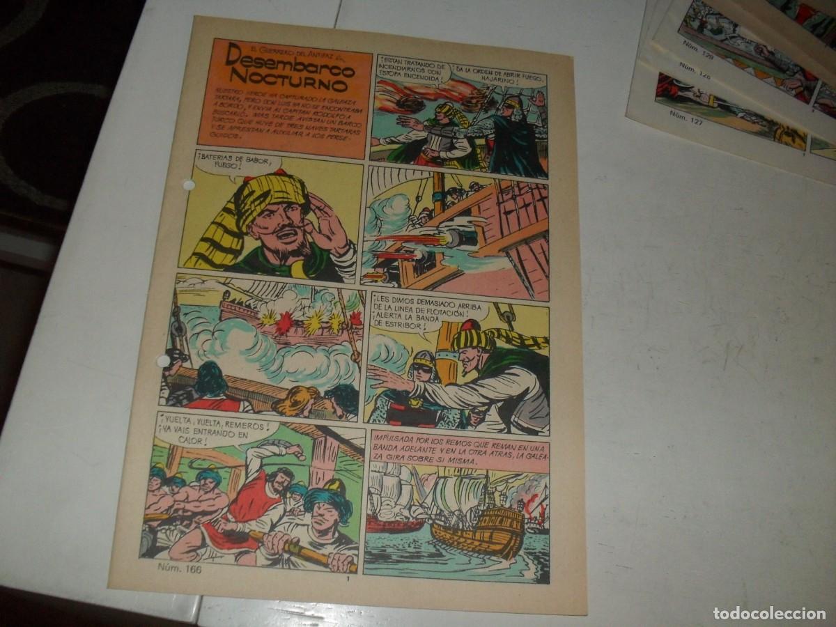 Tebeos: (SIN LAS CUBIERTAS)EL GUERRERO DEL ANTIFAZ 166 DESEMBARCO NOCTURNO,(DE 343),VALENCIANA,1972