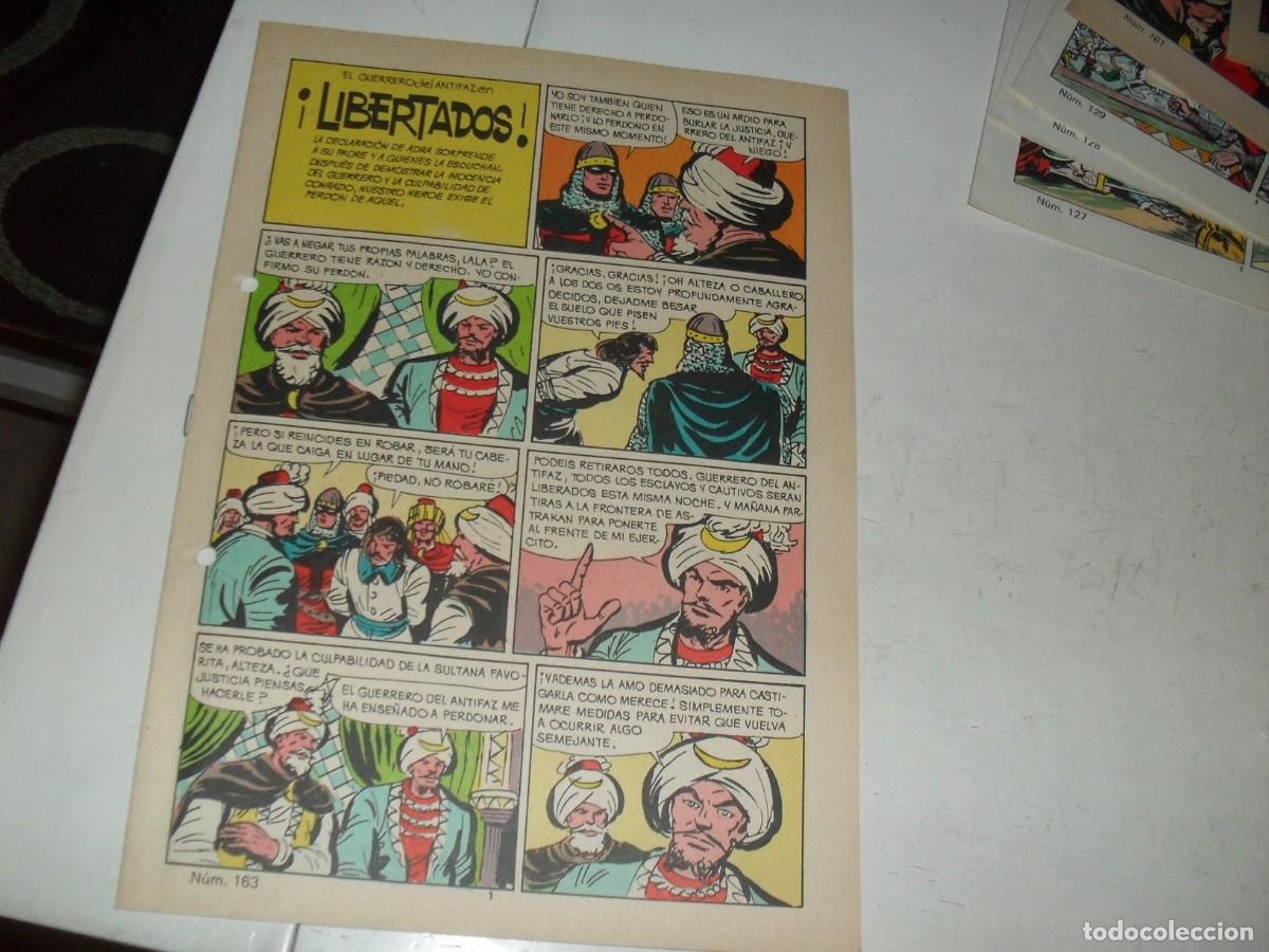 Tebeos: (SIN LAS CUBIERTAS)EL GUERRERO DEL ANTIFAZ 163 LIBERTADOS&iexcl;&iexcl;,(DE 343),VALENCIANA,1972
