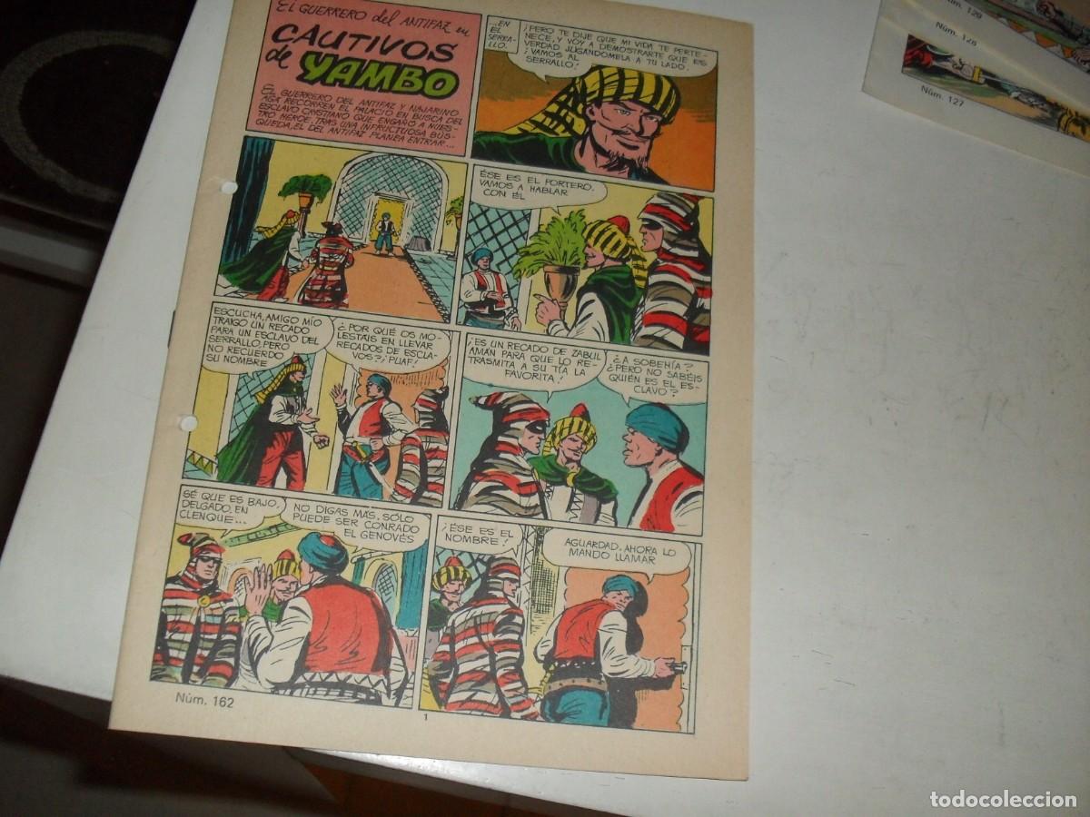 Tebeos: (SIN LAS CUBIERTAS)EL GUERRERO DEL ANTIFAZ 162 CAUTIVOS DE YAMBO,(DE 343),VALENCIANA,1972