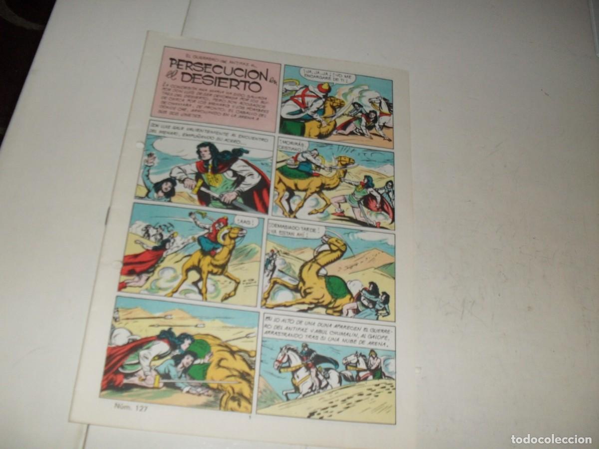 Tebeos: (SIN LAS CUBIERTAS)EL GUERRERO DEL ANTIFAZ 127 PERSECUCION EN EL DESIERTO,(DE 343),VALENCIANA,1972