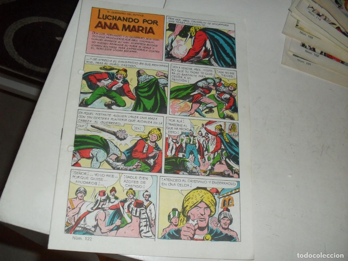Tebeos: (SIN LAS CUBIERTAS)EL GUERRERO DEL ANTIFAZ 122 LUCHANDO POR ANA MARIA,(DE 343),VALENCIANA,1972