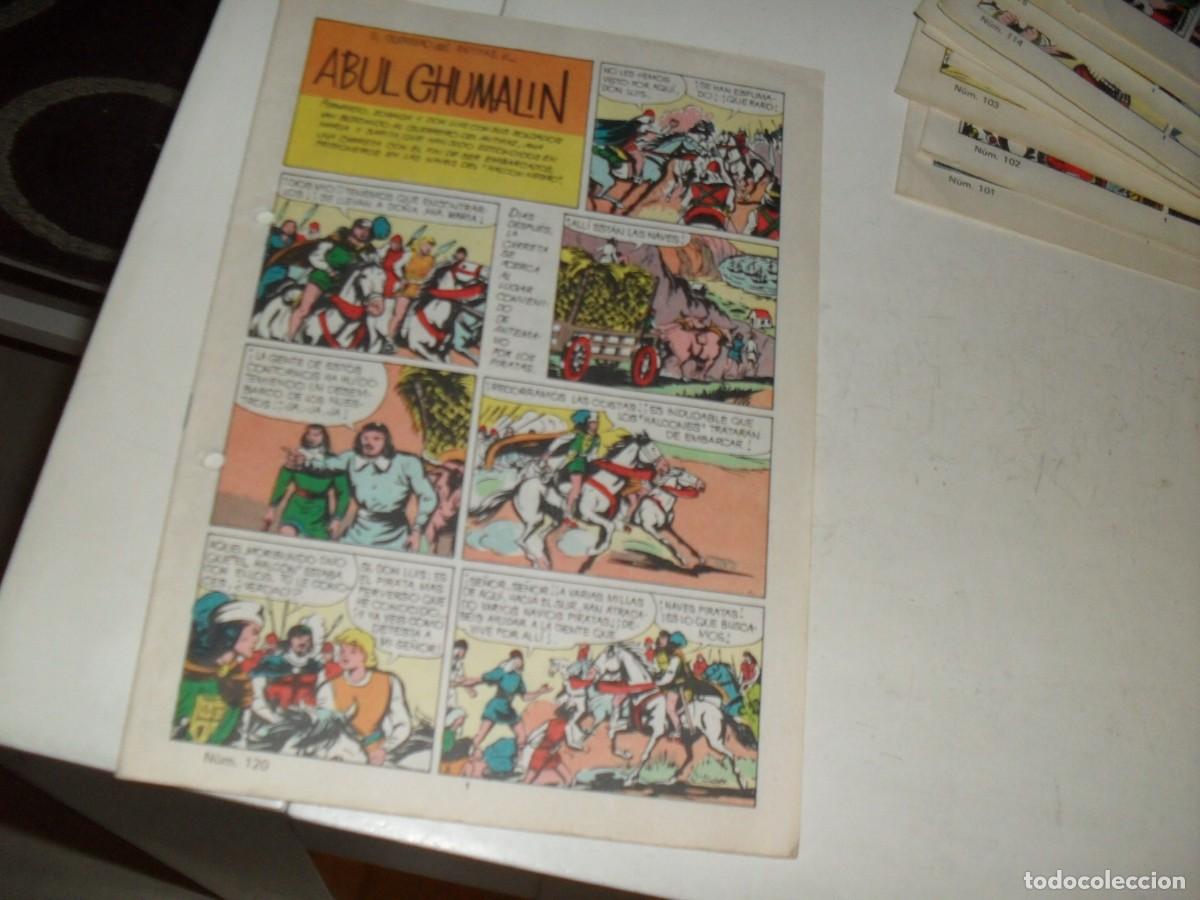 Giornalini: (SIN LAS CUBIERTAS)EL GUERRERO DEL ANTIFAZ 120 ABUL GHUMALIN,(DE 343),VALENCIANA,1972