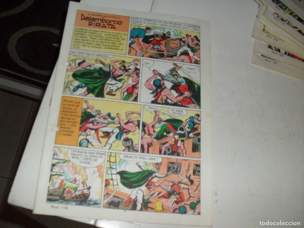 Giornalini: (SIN LAS CUBIERTAS)EL GUERRERO DEL ANTIFAZ 118 DESEMBARCO PIRATA,(DE 343),VALENCIANA,1972