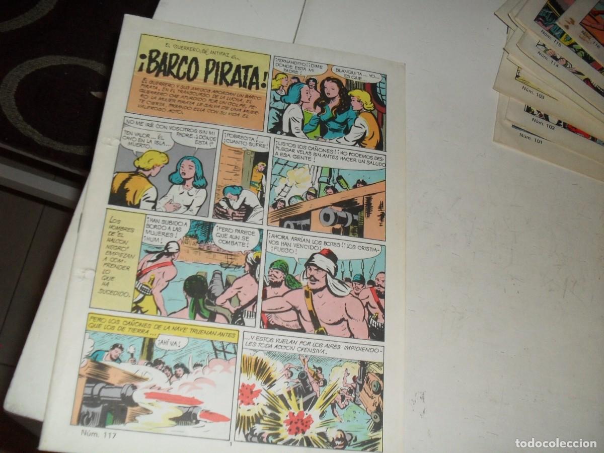 Giornalini: (SIN LAS CUBIERTAS)EL GUERRERO DEL ANTIFAZ 117 DESEMBARCO PIRATA&iexcl;&iexcl;,(DE 343),VALENCIANA,1972