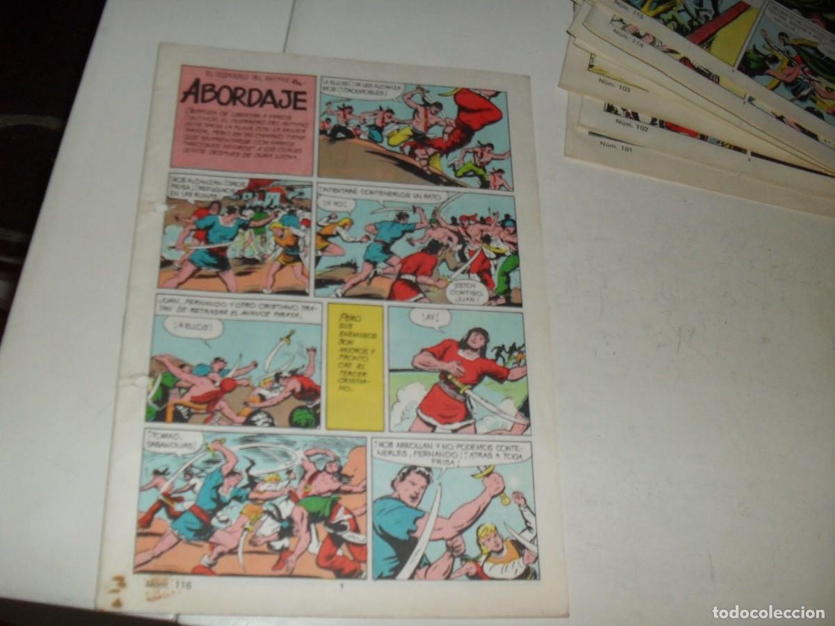 Giornalini: (SIN LAS CUBIERTAS)EL GUERRERO DEL ANTIFAZ 116 ABORDAJE,(DE 343),VALENCIANA,1972