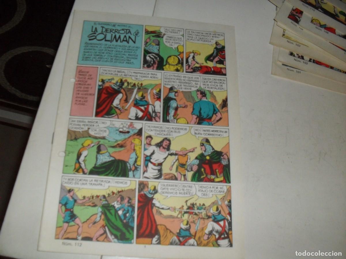 Giornalini: (SIN LAS CUBIERTAS)EL GUERRERO DEL ANTIFAZ 112 LA DERROTA DE SOLIMAN,(DE 343),VALENCIANA,1972