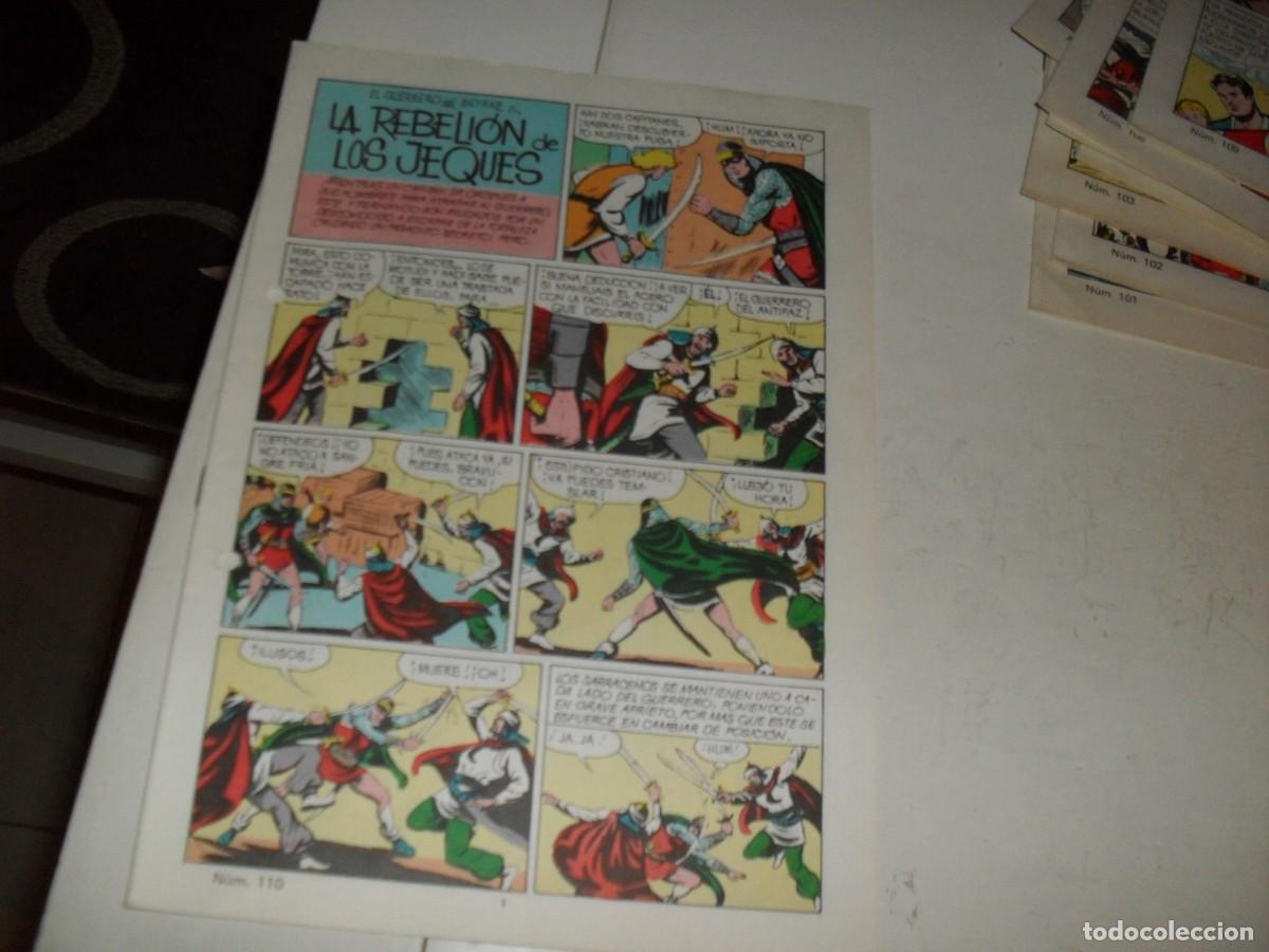 Giornalini: (SIN LAS CUBIERTAS)EL GUERRERO DEL ANTIFAZ 110 LA REBELION DE JEQUES,(DE 343),VALENCIANA,1972