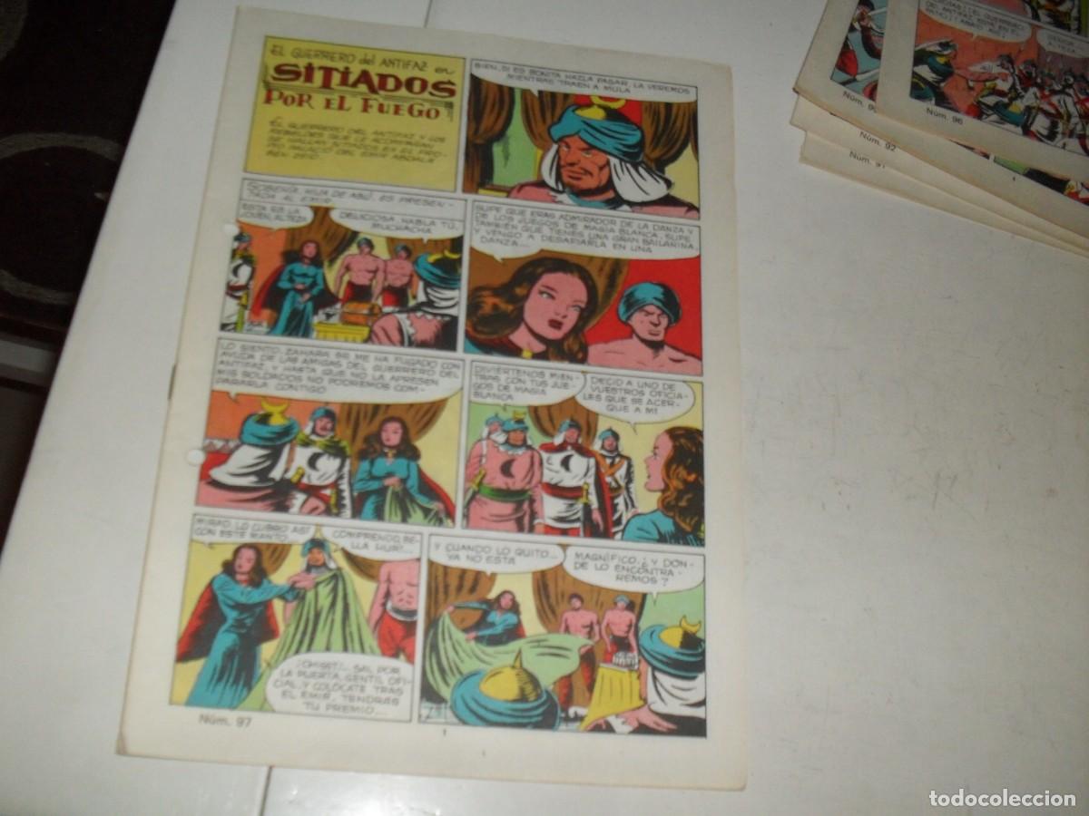 Giornalini: (SIN LAS CUBIERTAS)EL GUERRERO DEL ANTIFAZ 97 SE&Ntilde;ALADOS POR EL FUEGO,(DE 343),VALENCIANA,1972
