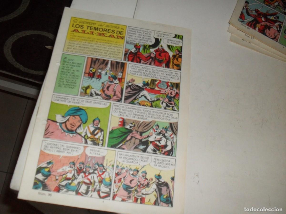 Giornalini: (SIN LAS CUBIERTAS)EL GUERRERO DEL ANTIFAZ 96 LOS TEMORES DE ALI KAN,(DE 343),VALENCIANA,1972