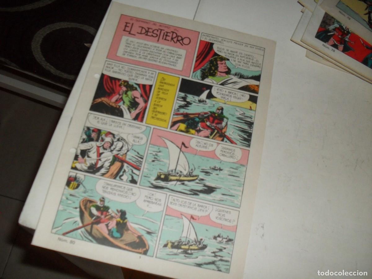 Giornalini: (SIN LAS CUBIERTAS)EL GUERRERO DEL ANTIFAZ 80 EL DESTIERRO,(DE 343),VALENCIANA,1972
