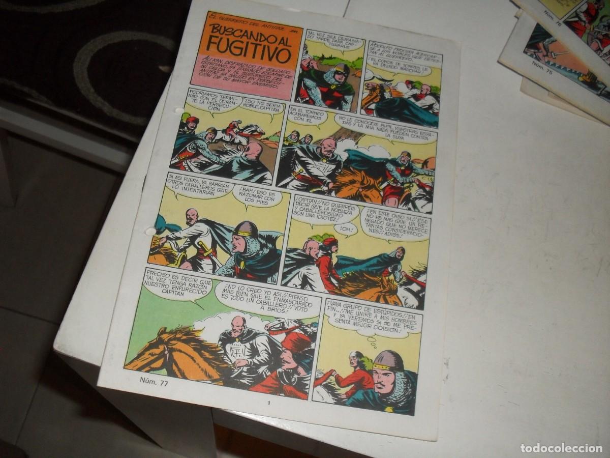 Giornalini: (SIN LAS CUBIERTAS)EL GUERRERO DEL ANTIFAZ 77 BUSCANDO AL FUGITIVO,(DE 343),VALENCIANA,1972