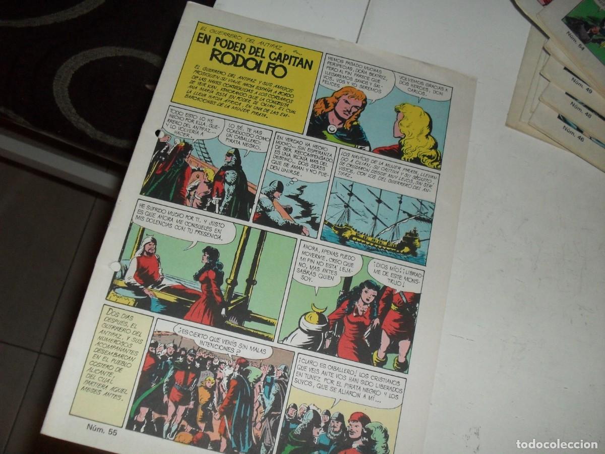 Tebeos: (SIN LAS CUBIERTAS)EL GUERRERO DEL ANTIFAZ 55 EN PODER DEL CAPITAN RODOLFO,(DE 343),VALENCIANA,1972