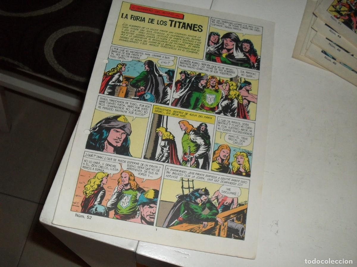 Tebeos: (SIN LAS CUBIERTAS)EL GUERRERO DEL ANTIFAZ 52 LA FURIA DE LOS TITANES,(DE 343),VALENCIANA,1972